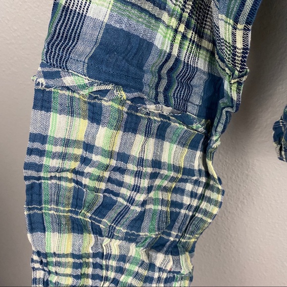 Free People • First Bloom Plaid Top - Picture 5 of 10